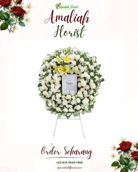 Krans Bunga Duka Sungaisibam